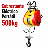 Treuil électrique portable suspendu à câble métallique 500 kg 110 V 220 V, palan haute vitesse pour entrepôt, construction, distributeur, vente en gros