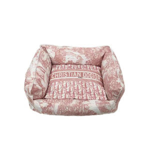 Tempat tidur hewan peliharaan Musim Dingin bermerek Trendi Rumah anjing kecil ke besar untuk Schnauzer French Bulldog Corgi dengan karton padat persegi yang dapat dilepas - Product Image 2