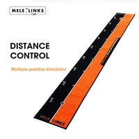 Tapis de putting de golf professionnel d'intérieur 3,6 m avec surface True Roll Green en nylon/TPR, modèle personnalisé pour l'entraînement à domicile