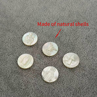 Perhiasan Cameo Bunda Maria dari Mutiara Asli, Ukiran CNC, Laris Manis, untuk Kalung & Gelang DIY