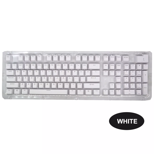 High Quality Multi Color Custom PBT Mechanical Keyboard Keycaps 104 Key Character