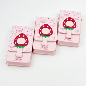 Bolso cruzado pequeño para teléfono para mujer, Bolso pequeño de cuero sobre el hombro con ranuras para tarjetas de crédito, Cierre magnético, se puede personalizar - Product Image 1