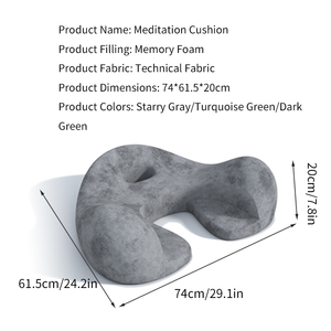 Bán buôn lớn thoải mái dành cho người lớn Thiền <span class=keywords><strong>Mat</strong></span> Zen Bộ nhớ bọt cao cấp Yoga gối - Product Image 6