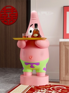 Figuras Decorativas <span class=keywords><strong>de</strong></span> Resina Hechas a Mano <span class=keywords><strong>de</strong></span> <span class=keywords><strong>Bob</strong></span> <span class=keywords><strong>Esponja</strong></span> y Patricio Estrella, Adornos Creativos para Mesita <span class=keywords><strong>de</strong></span> Noche, Mueble <span class=keywords><strong>de</strong></span> TV, Porche, Arte y Recepción - Product Image 5