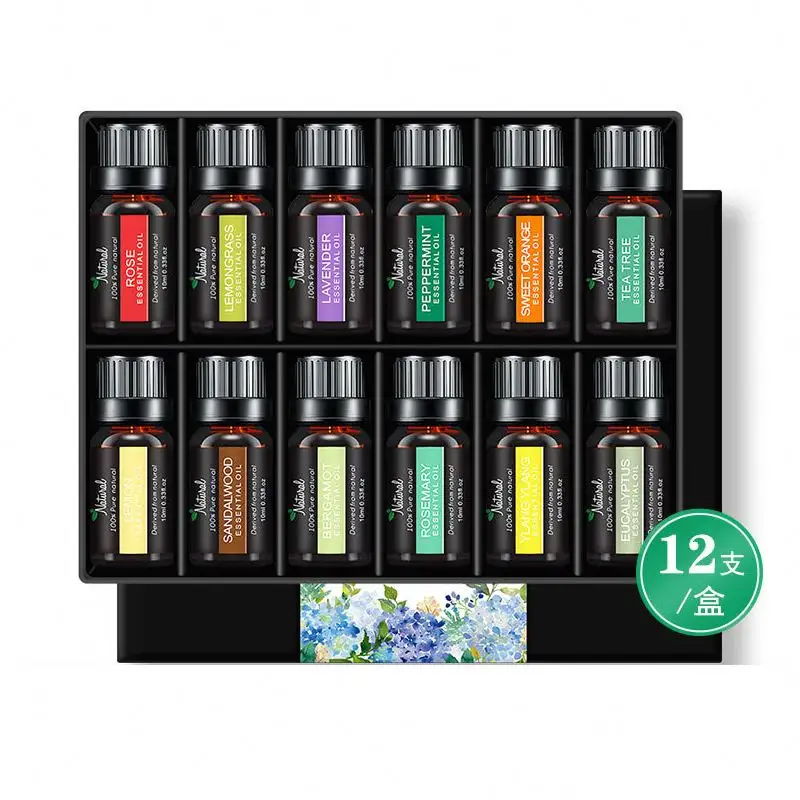 Includes Peppermint, Lavender, Eucalyptus, Lemon, Frankincense, Clove Leaf, Cinnamon Leaf Rosemary Aromatherapy Essential Oils