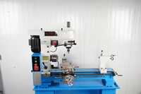 Mini Hobby Combinatie Draaibank Freesmachine HQ800 voor Metaalbewerking en Doe-het-zelf Projecten