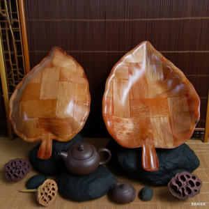 ชามสลัดไม้รูปดอกพลัมใช้งานได้จริงสำหรับบ้านร้านอาหารคาเฟ่ใช้สำหรับเสิร์ฟอาหารและผลไม้ - Product Image 4