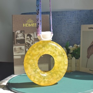 Botella de Plástico de 500ml con Forma de Donut para Leche o Té, con Tapa de Anillo, para Fiestas, Venta al Por Mayor - Product Image 4