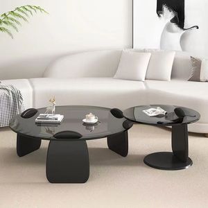 Cina fabbrica a buon mercato di colore naturale moderno salotto <span class=keywords><strong>tavolino</strong></span> in <span class=keywords><strong>vetro</strong></span> mobili <span class=keywords><strong>tavolino</strong></span> da caffè rotondo - Product Image 4