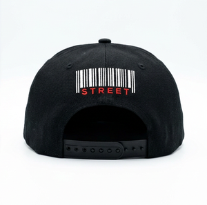 Casquette Snapback Noire Unie avec Broderie 3D GHOST Cartoon Ghost, Visière Plate, pour Hommes, Femmes et Adolescents, Fourniture en Gros OEM ODM - Product Image 4