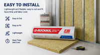 Rouleau d'isolation en laine de roche haute performance certifié ASTM UET RWBR 8050, couverture en laine de roche en gros