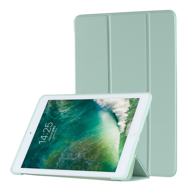 Factory Price Leather Shockproof Tablet Case Covers Protective Bag Trifold Flip Intelligent Wakeup Tablet Holder With Pen Slot