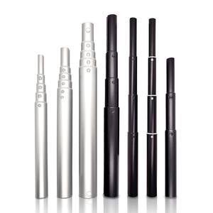 Acessórios de Vara Telescópica em Liga de Alumínio Personalizados de Fábrica, Série 1000, Anodizados, Suporte para Lâmpada de Ventilador Dobrável, Tubo de Puxar Reto - Product Image 1