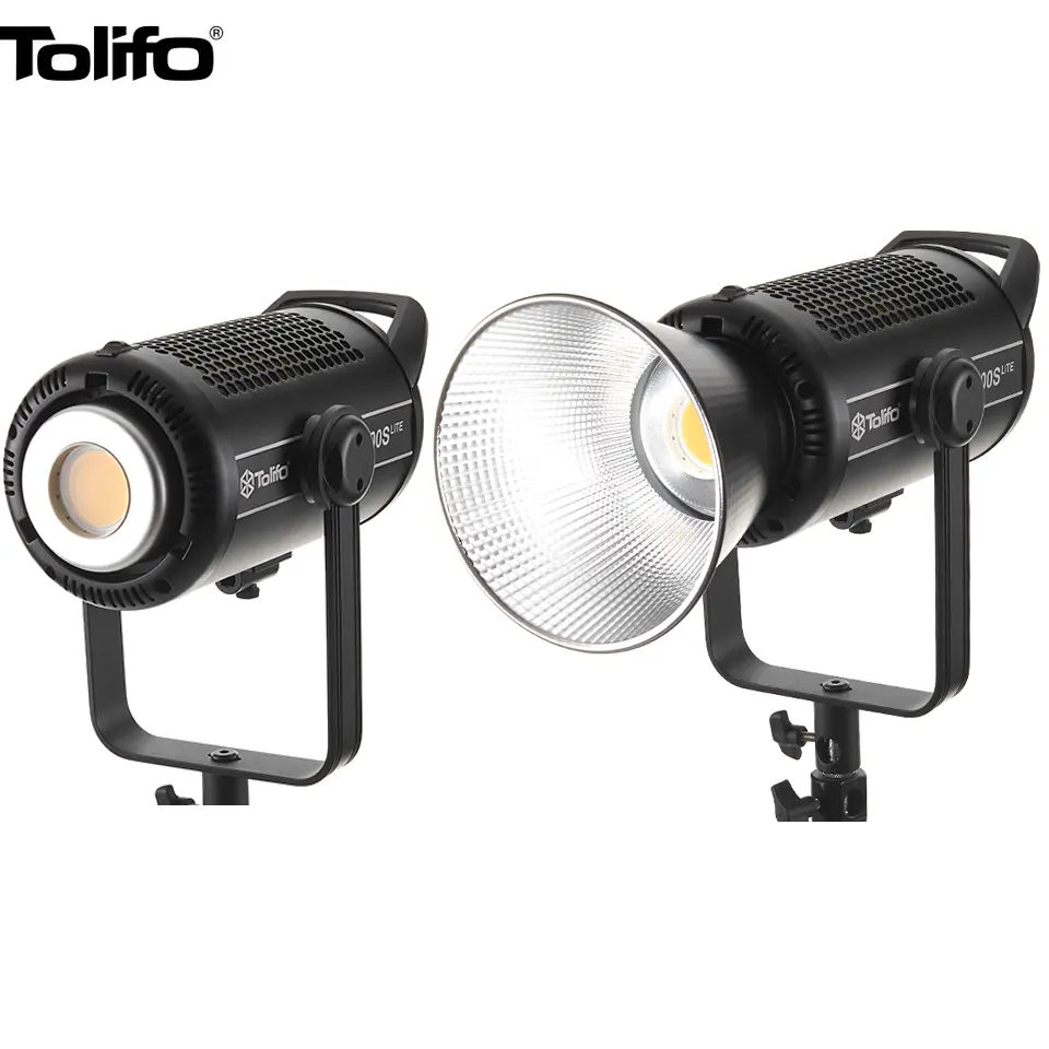 TOLIFO Đèn Studio Quay Video Liên Tục Hình Ảnh LED COB Chiếu Sáng Nhiếp Ảnh 215W X-200S Lite Kiểm Soát Ứng Dụng Ánh Sáng Ban Ngày 44500Lux