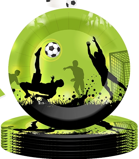 plato de papel de 9 pulgadas