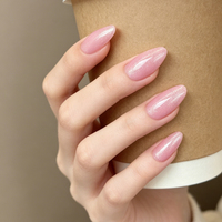 Ongles magnétiques de luxe en forme d'amande, en ABS de haute qualité, style Ins, couverture complète, pré-conçus, 12 pièces, réutilisables, faits à la main, à presser