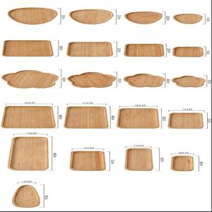Vajilla Moderna, Utensilios de <span class=keywords><strong>Cocina</strong></span> Portátiles, Bandeja de Madera de Bambú para <span class=keywords><strong>Cocina</strong></span>, Baño, Escritorio y Sala de Estar - Product Image 2