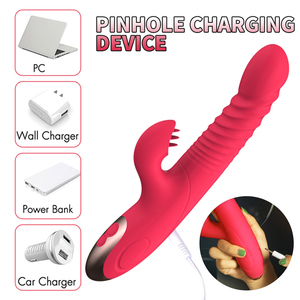 Jouets sexuels, vibrateur rouge pour la Saint-Valentin, vibromasseur G-spot pour la masturbation féminine avec recharge <span class=keywords><strong>USB</strong></span>, boîte de jouets pour adultes, femme - Product Image 3