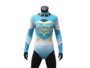 Chaud <span class=keywords><strong>Sexy</strong></span> Bretelles À Manches Longues Cheerleading Uniformes Avec Strass Étincelant Cheerleading Costumes - Product Image 2