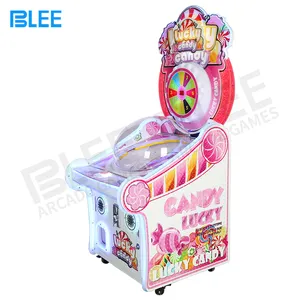 Máquina Expendedora de piruletas de dulces de la suerte con monedas de entretenimiento para interiores
