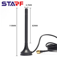 Antenne mobile GSM-007 GSM NB-IOT 800-2170Mhz 433MHz avec câble SMA et support magnétique
