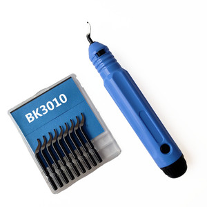 Burr deburring công cụ thiết lập nb1100 scraper + 10PC bk3010 Lưỡi cắt tỉa đường kính nhỏ - Product Image 1