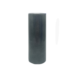 Vasos de 20 oz al por mayor con purpurina brillante para sublimación, con tapa deslizante y pajita, en stock - Product Image 3
