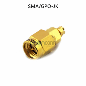 Tần số cao DC-18Ghz SMA Nam để GPO (SMP) nữ 180 độ RF adapter cho thiết bị truyền thông - Product Image 2