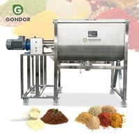 Mélangeur à ruban industriel en acier inoxydable de 100 kg à 500 kg pour engrais secs, poudres, farine, produits alimentaires et vitamines