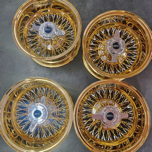 Les roues à rayons de 13 "/14" peuvent être personnalisées avec des logos en or/argent/or rose. Garantie d'un an - Product Image 5