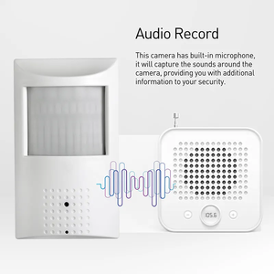 Gece görüş kızılötesi hareket PIR sensörü ve 3.7mm Supercone iğne deliği ile fabrika fiyat IP IP kamera CCTV Lens muhafaza - Product Image 4