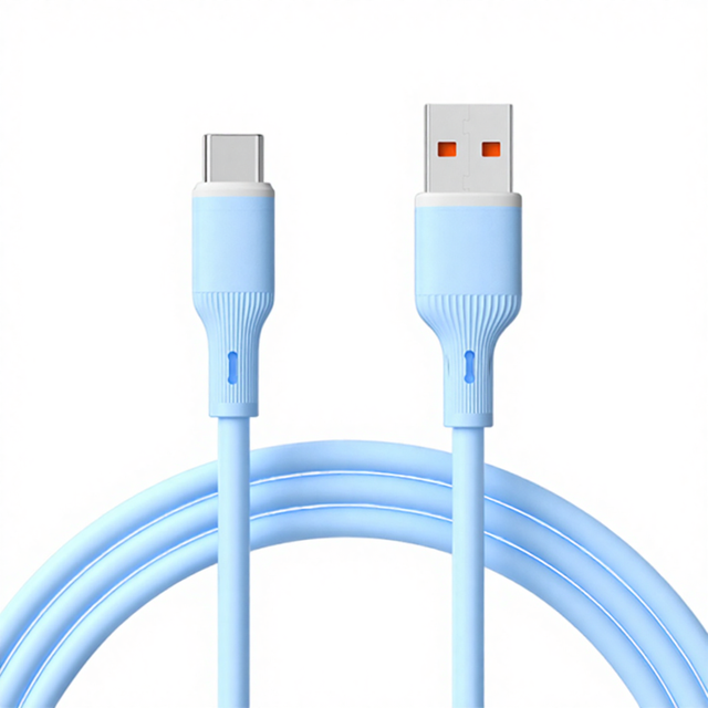 JC-172 Type-C USB Cable 3A Fast Charging Pure Copper Conductor Silicone Material for Mobile Phone Earphone Power Bank Computer