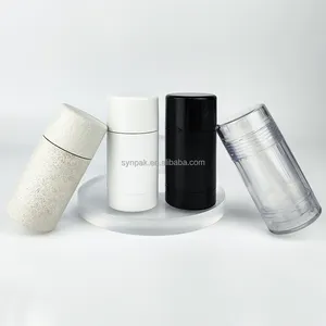 30 Ml OEM Deodorant Container Luxury Cosmetic Packaging Bottom Filling Screw Roll Up Empty Round Tube Packaging