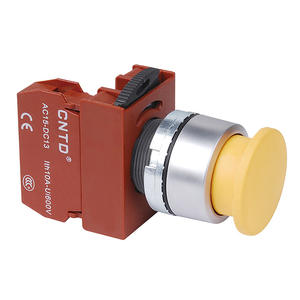 Interrupteur à bouton-poussoir à réinitialisation automatique CNTD Changde C2PNM3 en acier inoxydable 10A max. Courant 24V Max. Taille du trou de montage 12 mm - Product Image 3