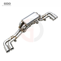 Tuyaux d'échappement Catback en acier inoxydable SDO pour Ferrari F430 4.3L 2005-2009, silencieux haute performance avec commande de soupape à vide