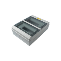 Boîtier de distribution en plastique ABS SK-24, boîte de jonction vide pour usage extérieur, étanche à l'eau et à la poussière IP65, rail DIN pour énergie solaire photovoltaïque