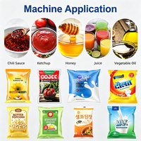 Machine d'emballage verticale automatique haute vitesse pour gel, pâte et liquide 500g 1kg