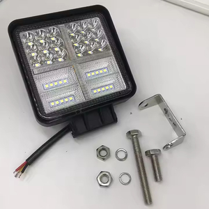 117W <span class=keywords><strong>4</strong></span>-inch vuông SMD COB Xe <span class=keywords><strong>LED</strong></span> làm việc ánh sáng phù hợp cho Xe Sương Mù Đèn Spotlight Flood Flash <span class=keywords><strong>Strobe</strong></span> chùm 5W lái xe ánh sáng - Product Image 2