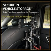 Support de fixation pour arc et flèches pour appuie-tête de camion ou voiture avec support d'accompagnement