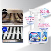 Nettoyant Cuisine Maison Dégraissant Multi-Usages en Spray pour Huile, Idéal pour Fours, Cuisinières et Grils