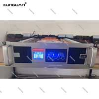 Amplificateur de puissance 4 canaux MT-8000 avec écran, nouveau design, 3U, 4CH*1500W, 104 circuits intégrés, 32 condensateurs, amplificateur audio professionnel pour KTV/spectacles/événements