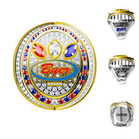 Bague de championnat personnalisée en gros, baseball, football, basketball, cheerleading, tournoi, équipe sportive, bague de championnat pour femmes