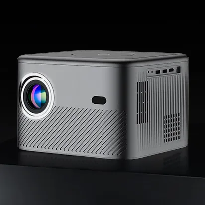Akıllı WIFI 3D LCD Video Full HD 1080P LED ev sineması elektrik odak projektör 4K Proyector