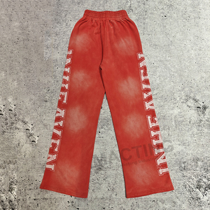 <span class=keywords><strong>Pantaloni</strong></span> da <span class=keywords><strong>Tuta</strong></span> da Uomo Personalizzati di Alta Qualità, 100% Cotone, 450 Gsm, Pesanti, Stile Vintage, Lavaggio Acido, Gamba Dritta Oversize - Product Image 3