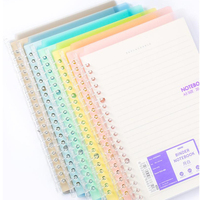 360 Binding Ring Notebook Kunststoff Ring Binder 360 Over Turn Viele DIY Löcher Abnehmbares Briefpapier