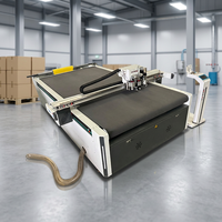 Plotter de corte con cuchilla oscilante para impresión en máquina de cama plana