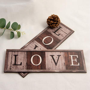 Nuovo stile listing in <span class=keywords><strong>legno</strong></span> caldo vendita dipinti decorativi amore in <span class=keywords><strong>legno</strong></span> decorazione d'interni appeso immagine per luci festa - Product Image 4