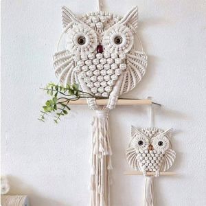 Accessoires Ruraux Decoration Rustique Accessoire <span class=keywords><strong>De</strong></span> Chambre a Coucher Voyage En <span class=keywords><strong>Raphia</strong></span> Artisanat Rotin Organisateur Macrame - Product Image 4