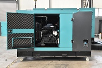 Générateur diesel Ricardo 40 kVA 480 V ATS insonorisé triphasé refroidi par eau, alimentation de secours robuste pour bâtiments