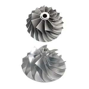 Nickel Alloy Aluminium alloy turbine compressor impeller D300 SGT600 steam turbine Wheel